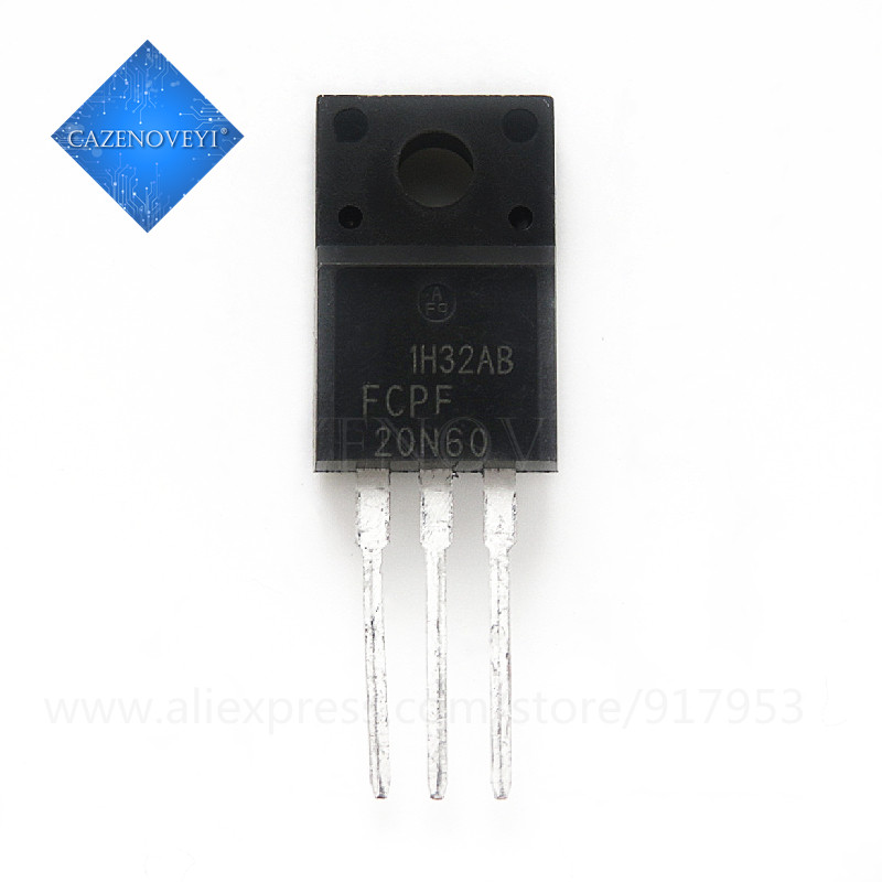10 Cái FCPF20N60 FCPF20N60C 20N60C3 P20NM60FP 20N60 TO-220F Còn Hàng