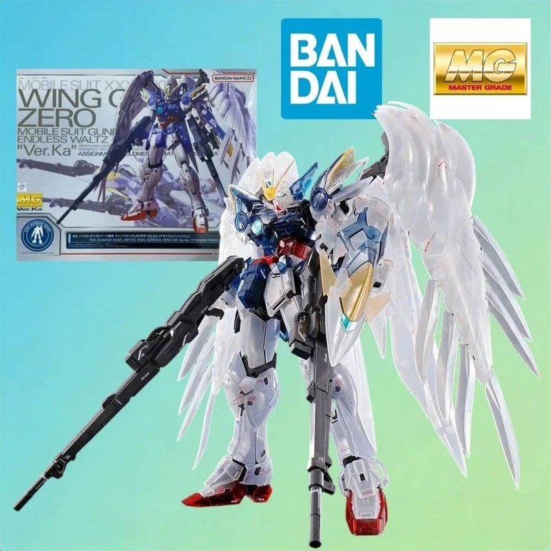 Bandai MG 1/100 Wing Zero EW Ver.Ka Clear Color Base Limited Mobile Suit Gundam W Bộ Mô Hình Lắp Ráp