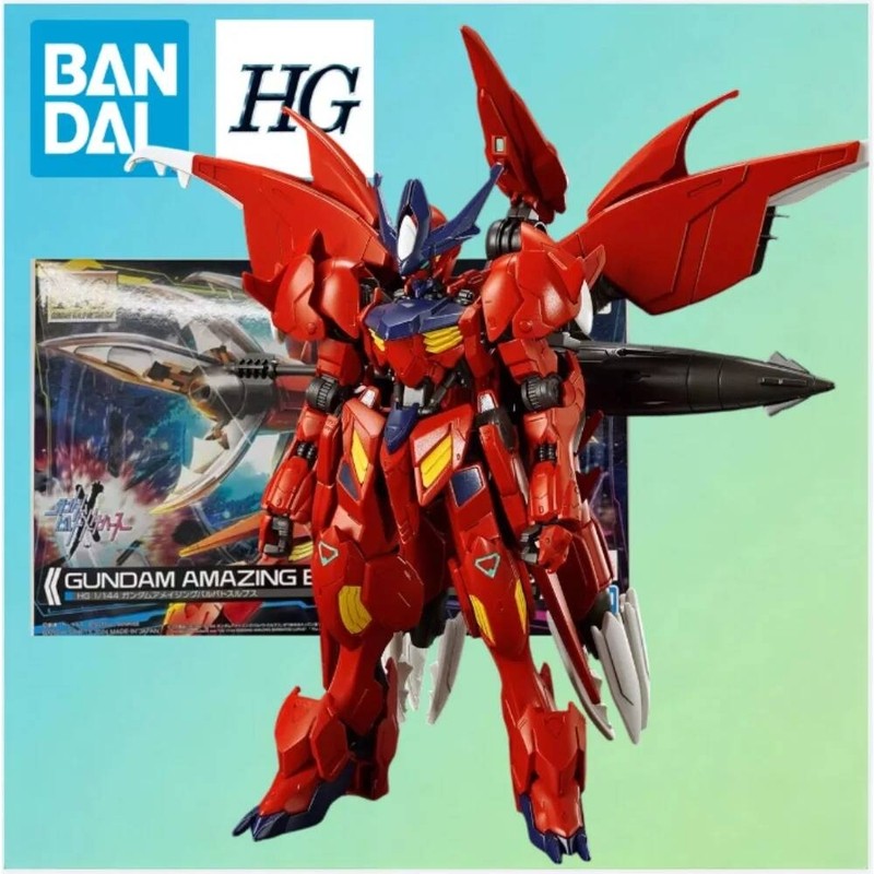 HG 1/144 Amazing Barbatos Lupus Mô Nhựa Gundam Metaverse Biến Hình Lắp Ráp Nhân Vật Hành Động Quà Tặ