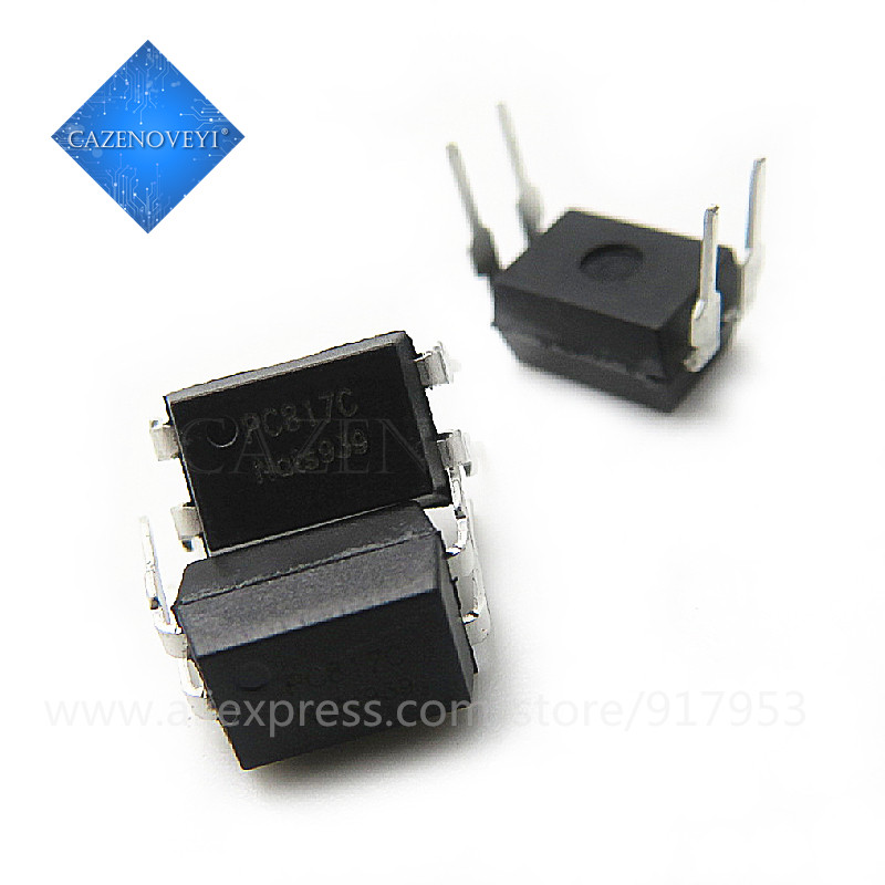 Bộ 50 PC817B PC817C DIP-4 PC817 817 817B EL817 LTV817A LTV-817-A Bộ ghép ảnh gắn mật độ cao