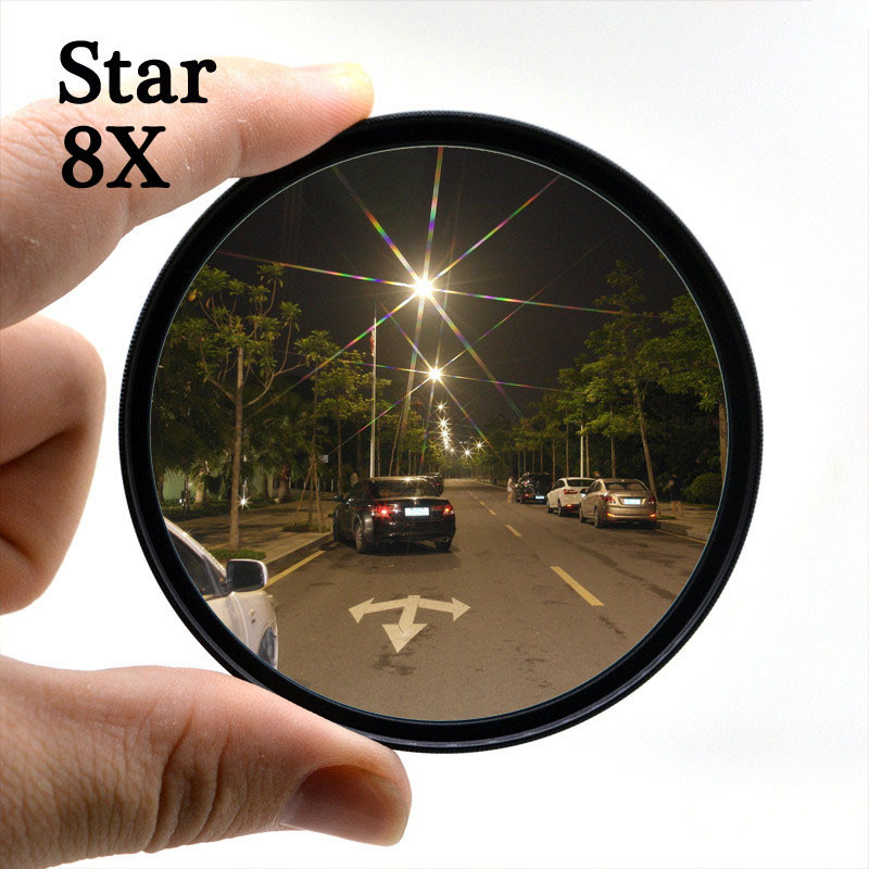 Star Line Effect Star Filter Lens Photography 4 6 8 Line cho máy ảnh SLR
