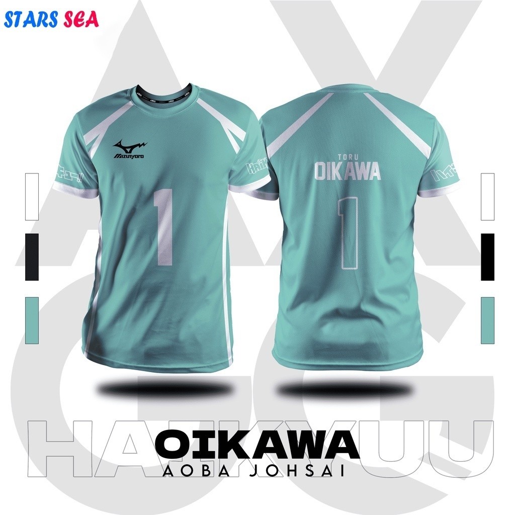 Haikyuu Aoba Johsai - Áo dáng rộng Anime Oikawa '