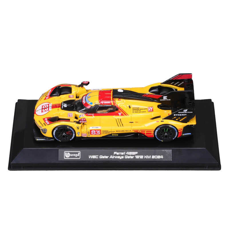 Bimei Gao 1: 43 Ferrari Le Man 499P Ye Yifei No. 83 Xe Ô Tô Hợp Kim Mô Hình Đồ Chơi Mô Phỏng Xe Ô Tô