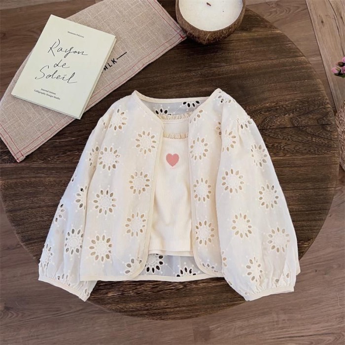 Girls' Sun Protection Clothing Thin Women's Baby Jacket Breathable Children's Sun Protection Clo