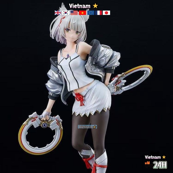 GW được vẽ hoàn toàn Xenoblade Chronicles 3 Miou hình cô gái xinh đẹp tai động vật dễ thương anime