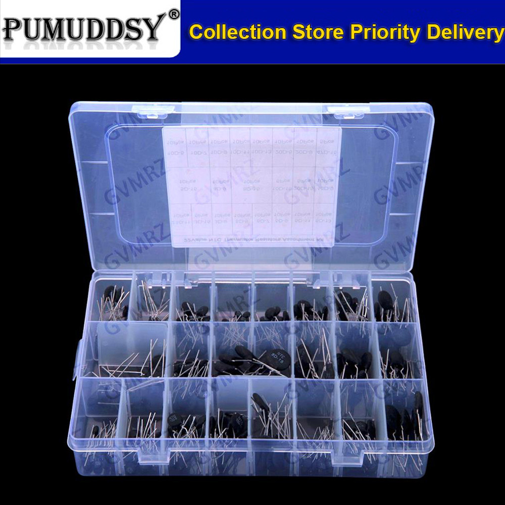 22Values Bộ điện trở nhiệt điện trở NTC 3D-15 3D-9 5D-5 5D-7 5D-9 8D-15 10D-15 10D-5 10D-720D-9
