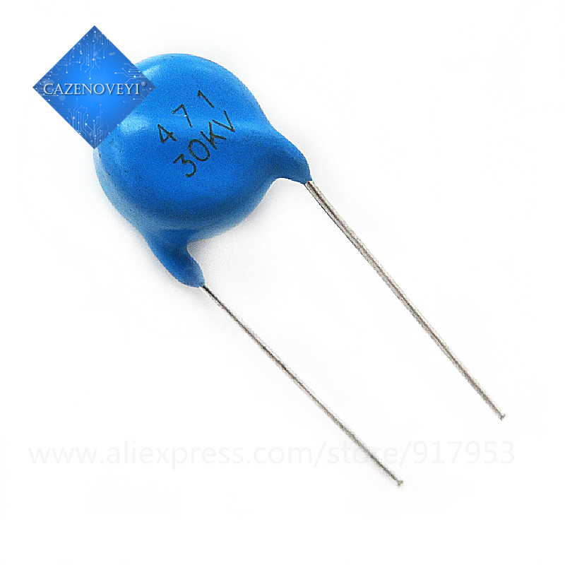 Tụ gốm cao áp 5 mảnh 30KV 471 30KV 471K Còn hàng