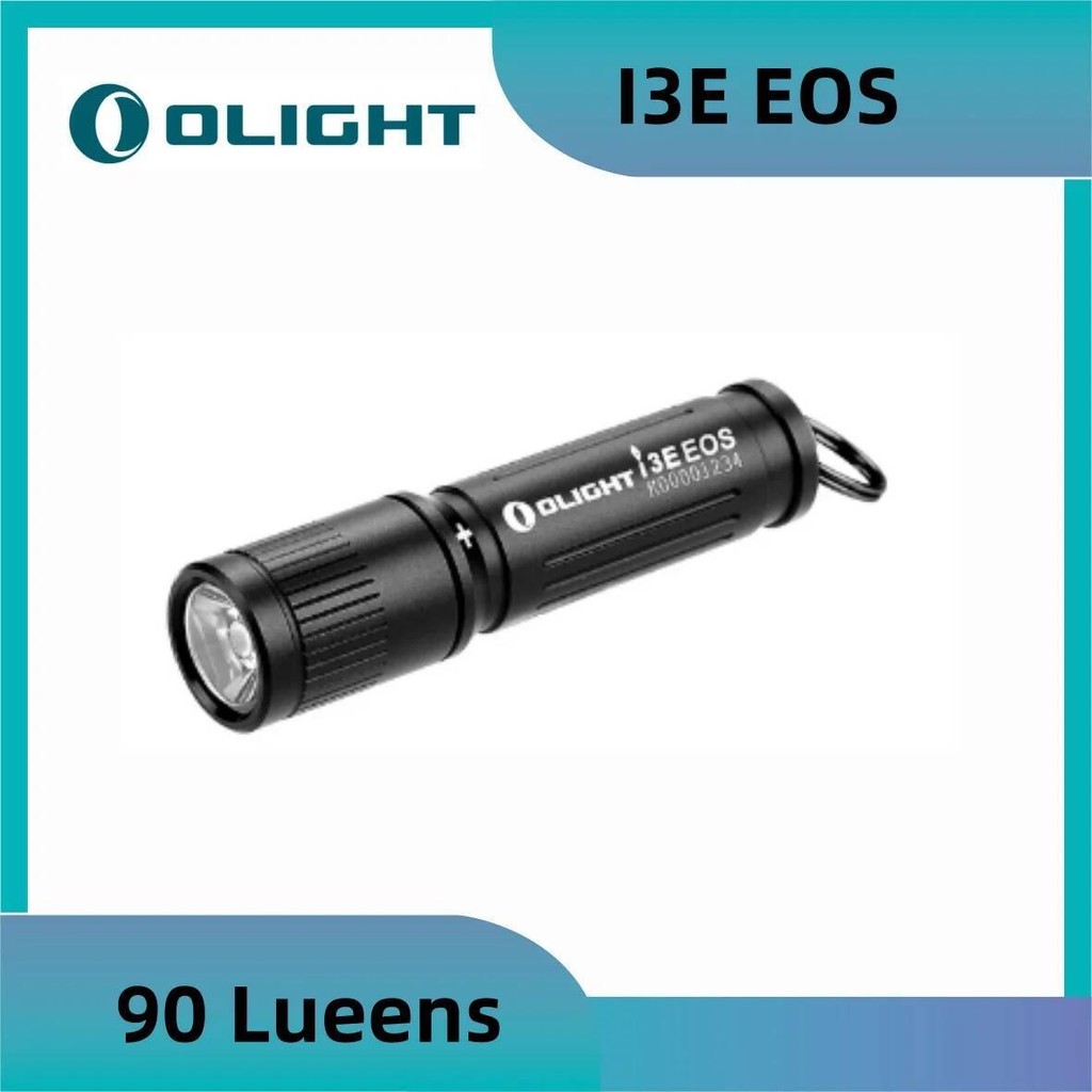 Cắm trại ngoài trời Olight I3E EOS Nocturnal Sentinel EDC Móc khóa Đèn pin LED chống nước, 90 dặm