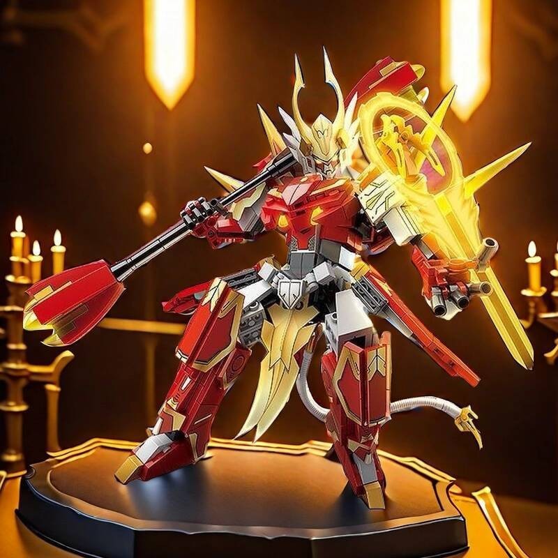 [ HOT Sale ] Đồ chơi lắp ráp giáo dục King Mecha Zero Red Flame Sun Wukong Arthur Luban Hou Yi, quà