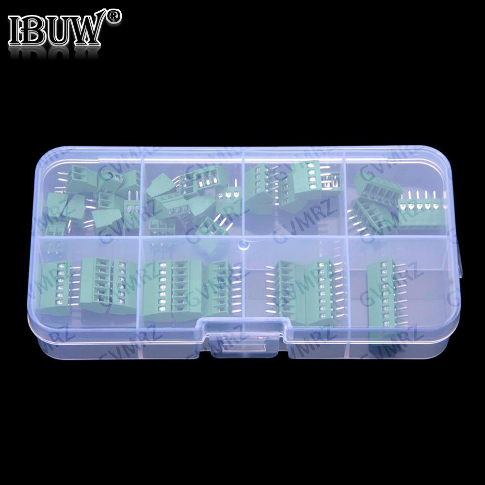 35 Chiếc KF128 2P 3P 4P 8P 10P Vít Có Ren Đầu Nối Đầu Cuối 2.54MM Sân