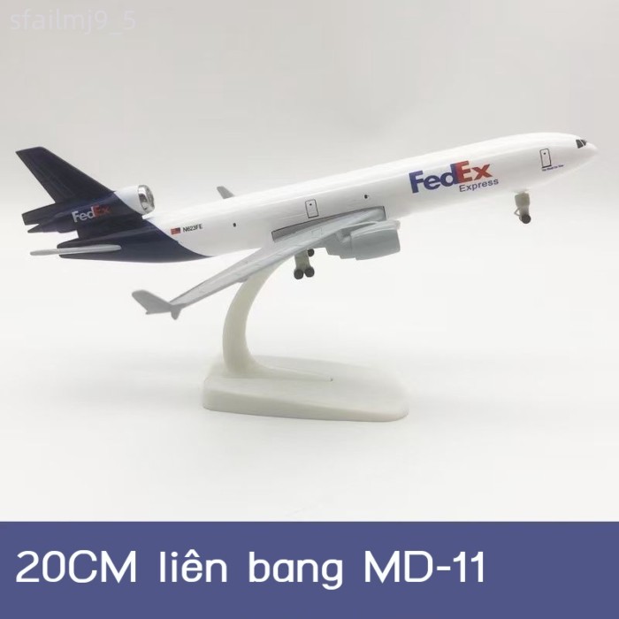 [ 𝐇𝐎𝐓 𝐃𝐄𝐀𝐋] Mô hình máy bay FedEx, vật trang trí tinh xảo
