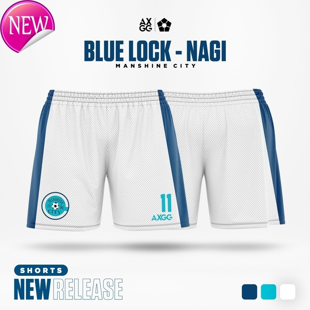 AXGG "Blue Lock - Manshine City - Hurry" Quần short Jersey Anime Unisex