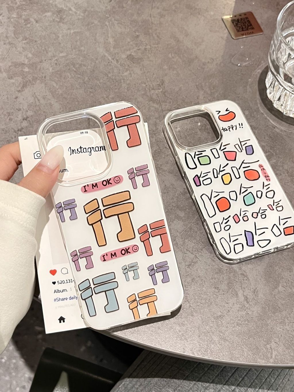 Văn bản toàn màn hình Thích hợp cho vỏ điện thoại Apple 16 / 15Pro 14 Creative 13 / 128 / 7Plus