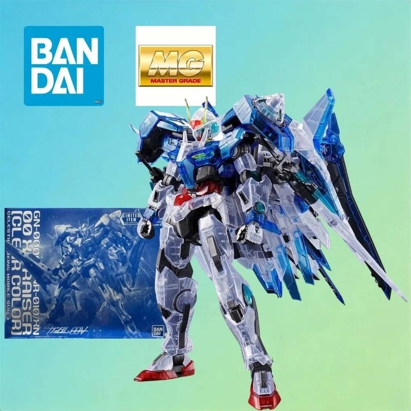 Bandai MG 1/100 00 XN Raiser Màu Trong Suốt GN-0000+GNR-010/XN Gundam 00V Bộ Mô Hình Lắp Ráp Phiên B