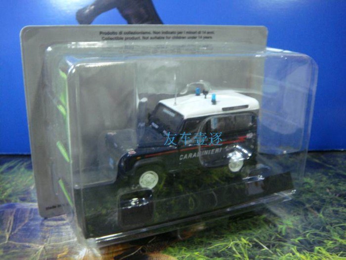 1: 43 LAND ROVER LAND ROVER LAND ROVER Xe cảnh sát Jeep Xe địa hình Mẫu Xe Gói gốc Out of Print Mode