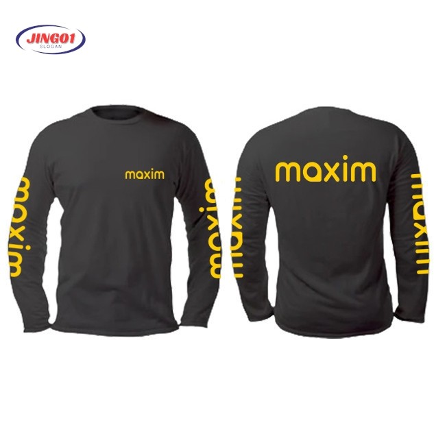 (J01) Đồng phục in họa tiết Maxim Driver dài tay 3 màu Maxim