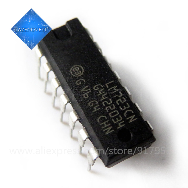 10 mảnh LM723CN LM723 DIP Adj. IC điều chỉnh điện áp 2-37V 150mA Mới Chính hãng còn hàng