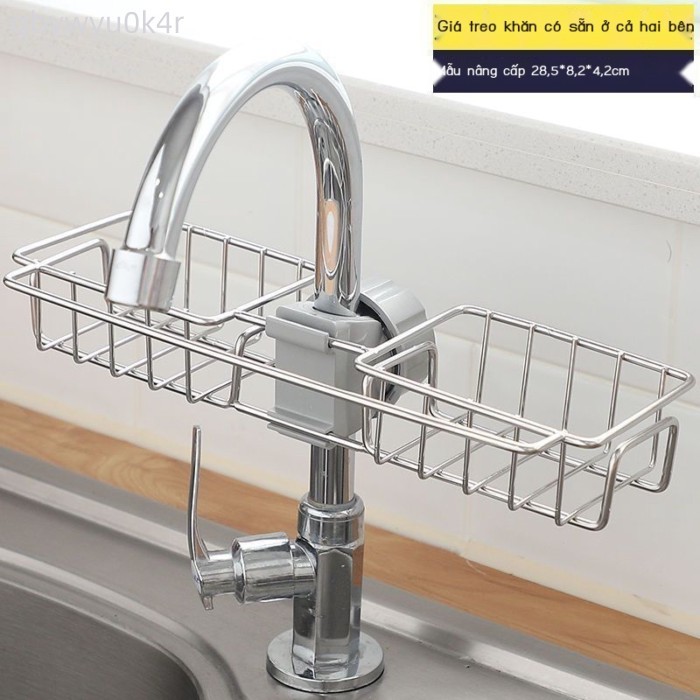 [ Giá SIÊU RẺ ] Nhà Bếp Vòi Có Giá Để Đồ Bể Xốp Thoát Rổ Đồ Dùng Phòng Tắm Phòng Tắm Có Giá Để Đồ M