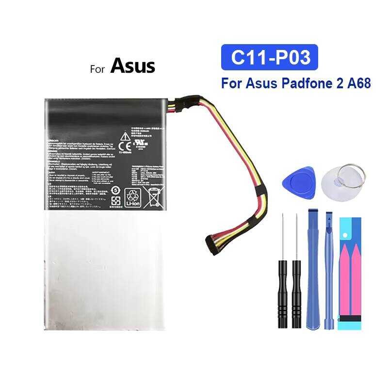 Dành Cho Asus Padfone 2 A68 Máy Tính Bảng C11-P03 C11-P03 bty 5000mAh