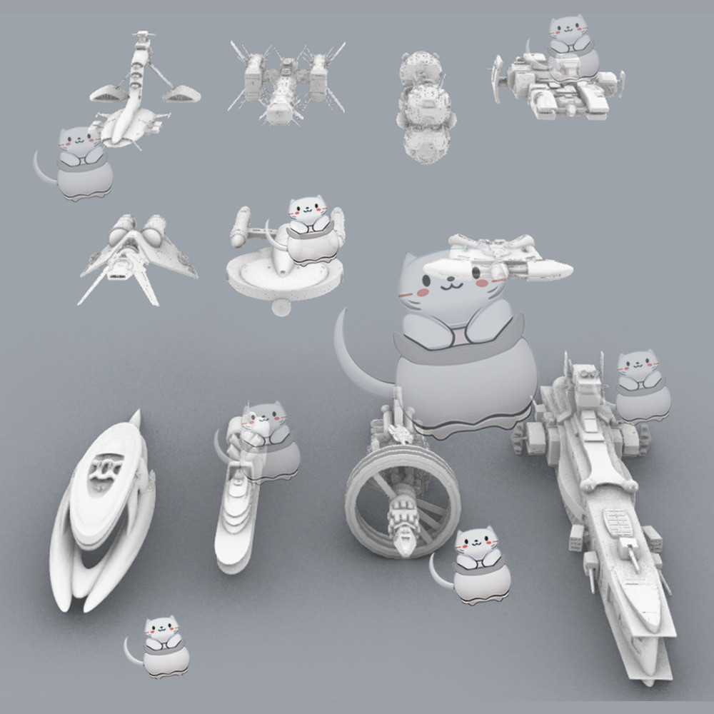 [SIÊU HOT 2025] 11 Vũ Trụ, Không Gian, Tàu Chiến, Mô Hình Rhino/C4D/3Dmax/Maya OBJ