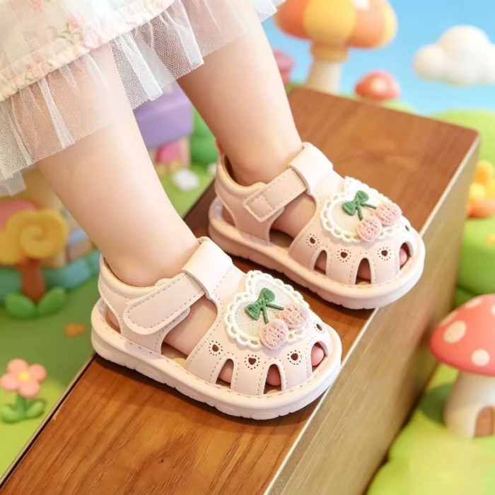 Summer New Style Baby Girl Sandals For Infants And Young Children, Non-slip Soft Sole Toddler