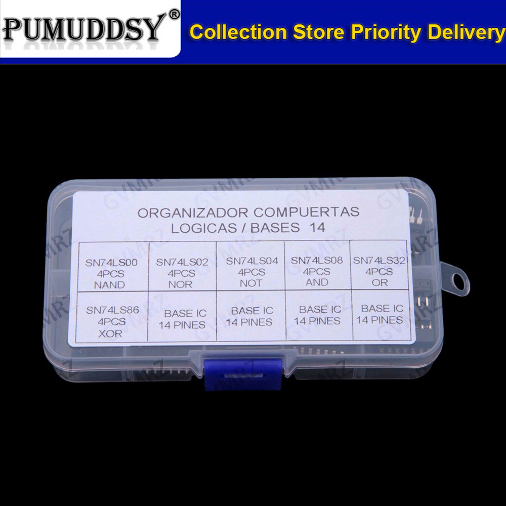 6Value 48 CÁI 74LS00 74LS02 74LS04 74LS08 74LS32 74LS86 DIP-14 Mạch tích hợp DIP IC Bộ kết hợp