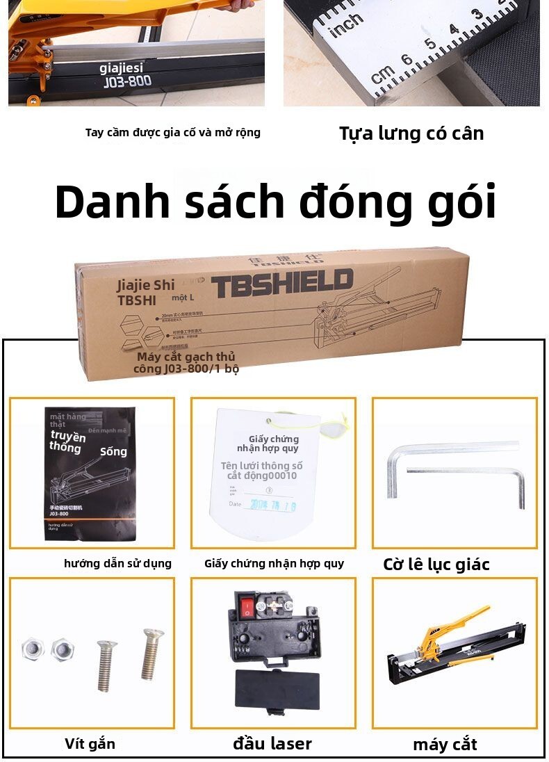 Máy cắt gạch thủ công Jiajieshi J03-800