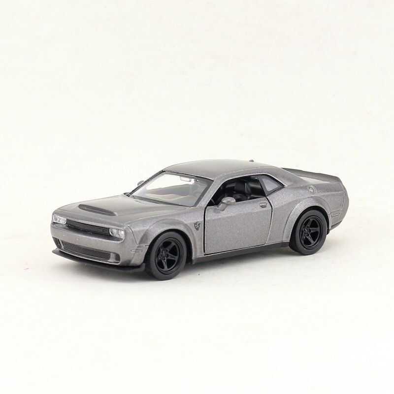 RMZ City Toy Diecast Model 1: 36 Tỉ Lệ Dodge Challenger SRT Demon Kéo Lại Cửa Mở Xe Educa