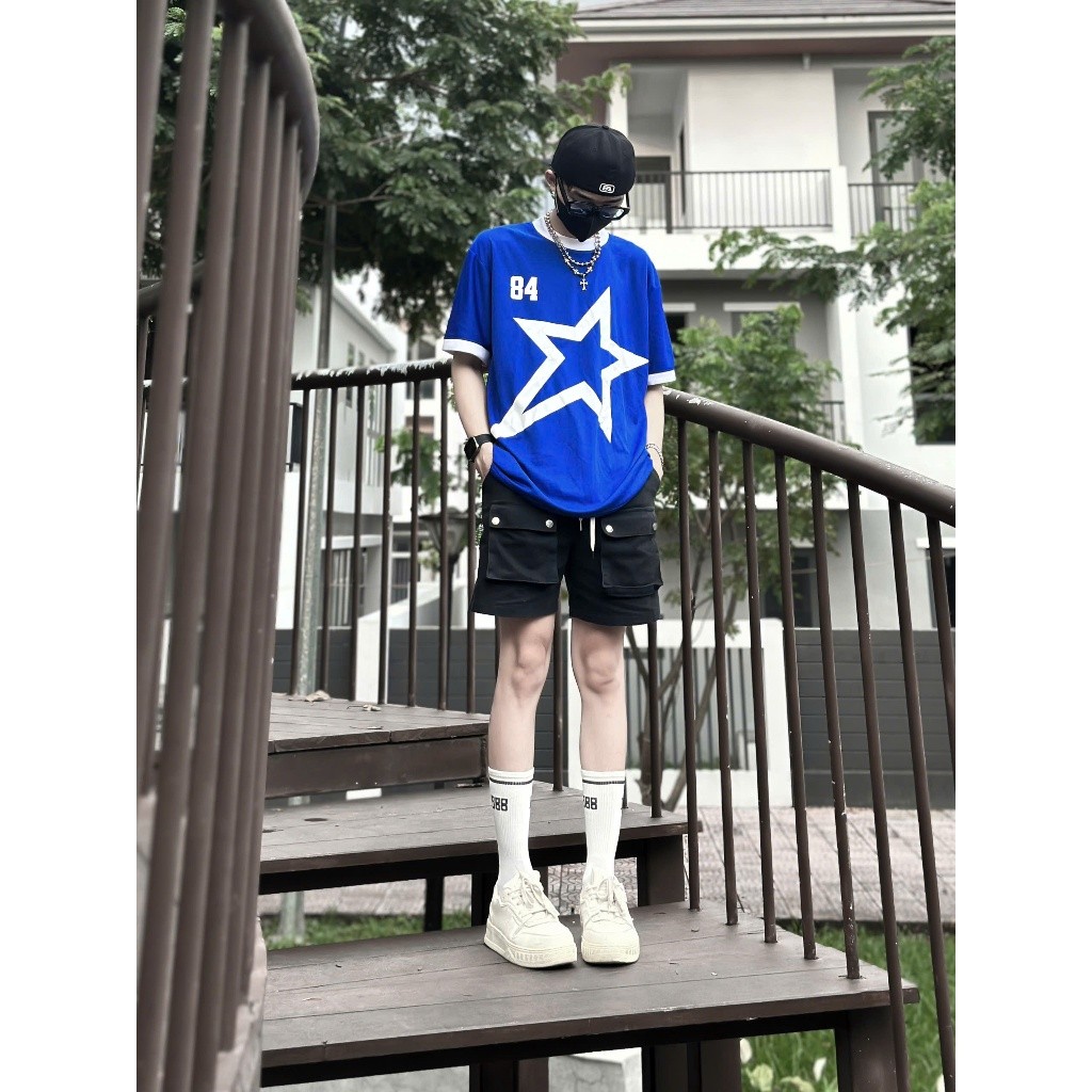 Áo Thun Phối In Ngôi Sao, Áo Thun Local Brand Morpheus, Form Rộng, Oversize, Unisex _ Shopee Việt Na