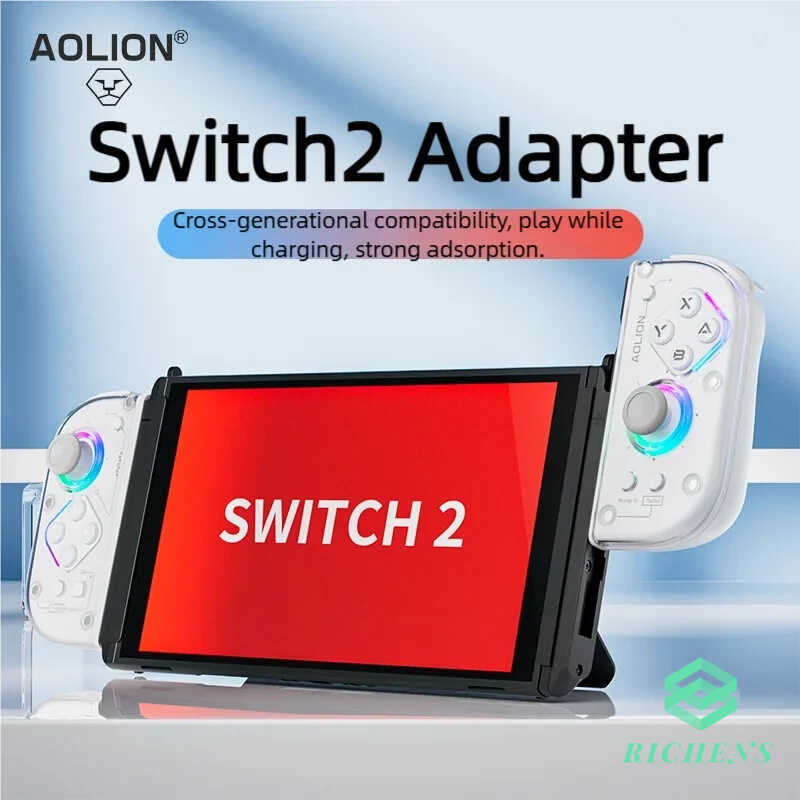 Aolion JoyCon Từ Tính, Sạc Cho Nintendo 2, Chuyển Đổi Tay Cầm Chia Đôi J20,  Hàng chính hãng 100%