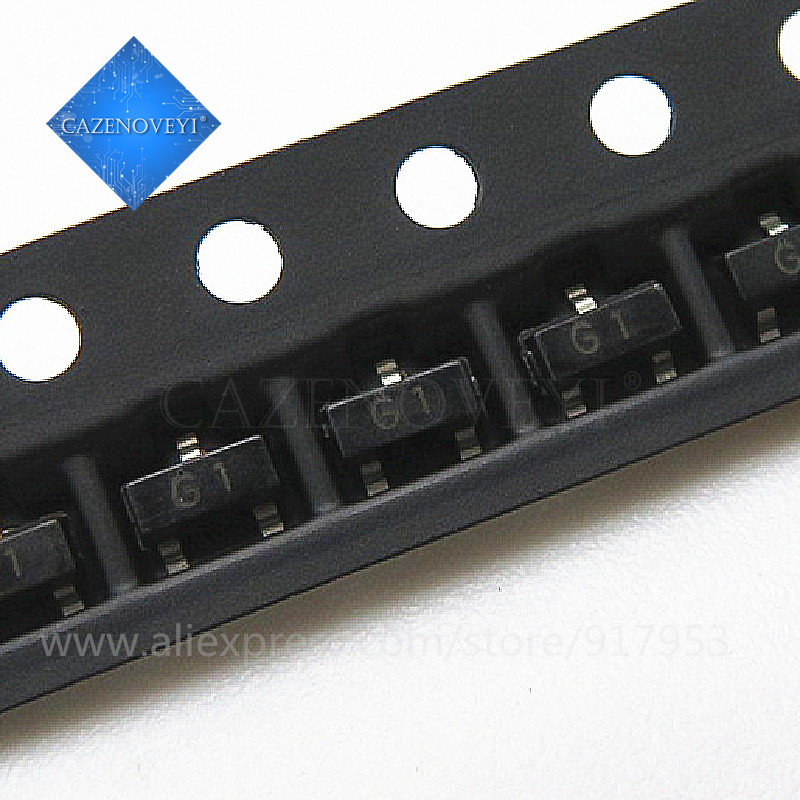 100 Cái 2N5551 SOT23 MMBT5551 G1 SOT23-3 Bóng bán dẫn SMD Mới originalIn Stock