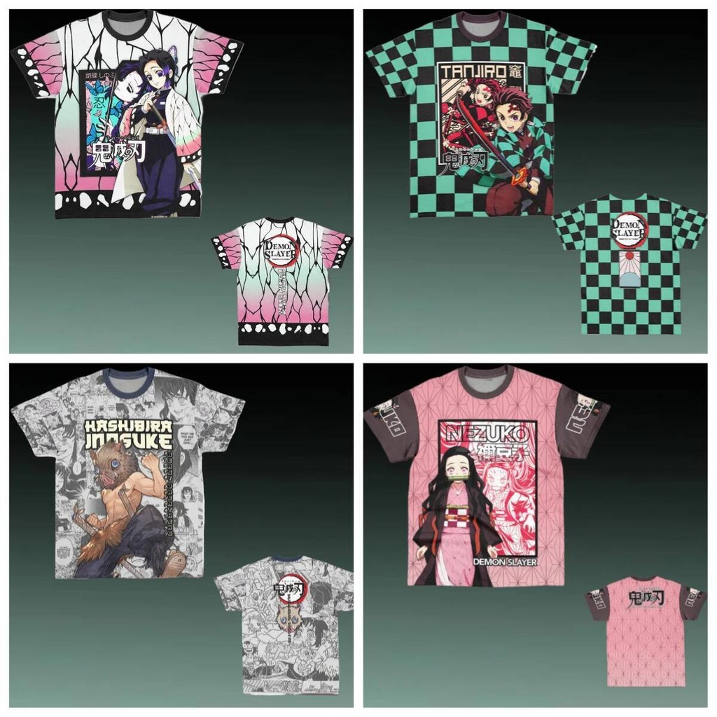 2025 Mới Arriavl Mùa Hè Kamado Tanjiro Haori Demon Slayer Dạo Phố Áo Thun Giải Trí Đường Phố Trẻ Em 