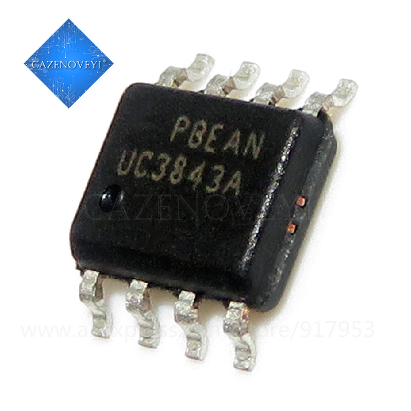 10 Cái Mới UC3843AN UC3843 3843B UC3843A 3843A SOP-8 Công Tắc Bộ Điều Khiển Cung Cấp IC Còn Hàng