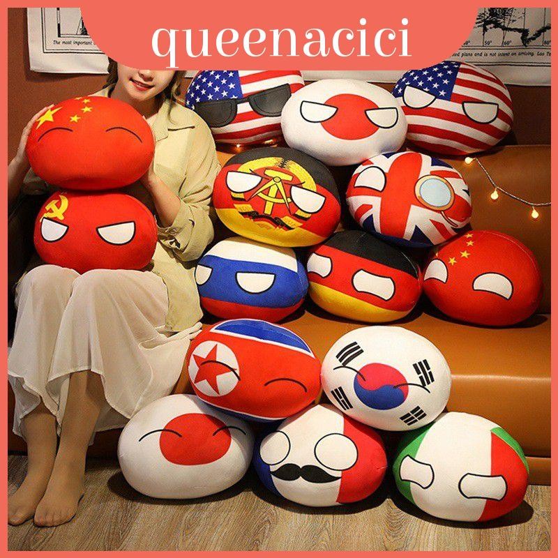 Búp Bê Countryball Sang Trọng Như Túi Mặt Dây Chuyền Hoặc Móc Khóa Thể Hiện Tình Yêu Của Bạn Cho Cou