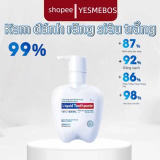  2025 - Kem Đánh LIQUID TOOTHPASTE Bạc Hà Thơm Mát Giúp Răng Trắng Sáng 
