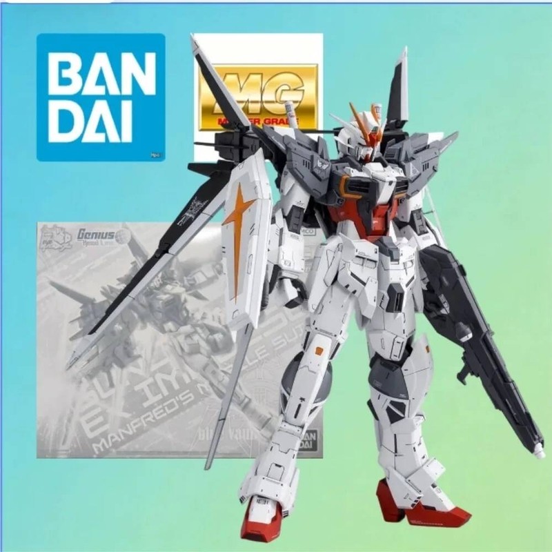 Bandai MG 1/100 Gundam Ex Impulse Build Divers Genius Head Line Assembly Model Kit Anime Mecha Colle