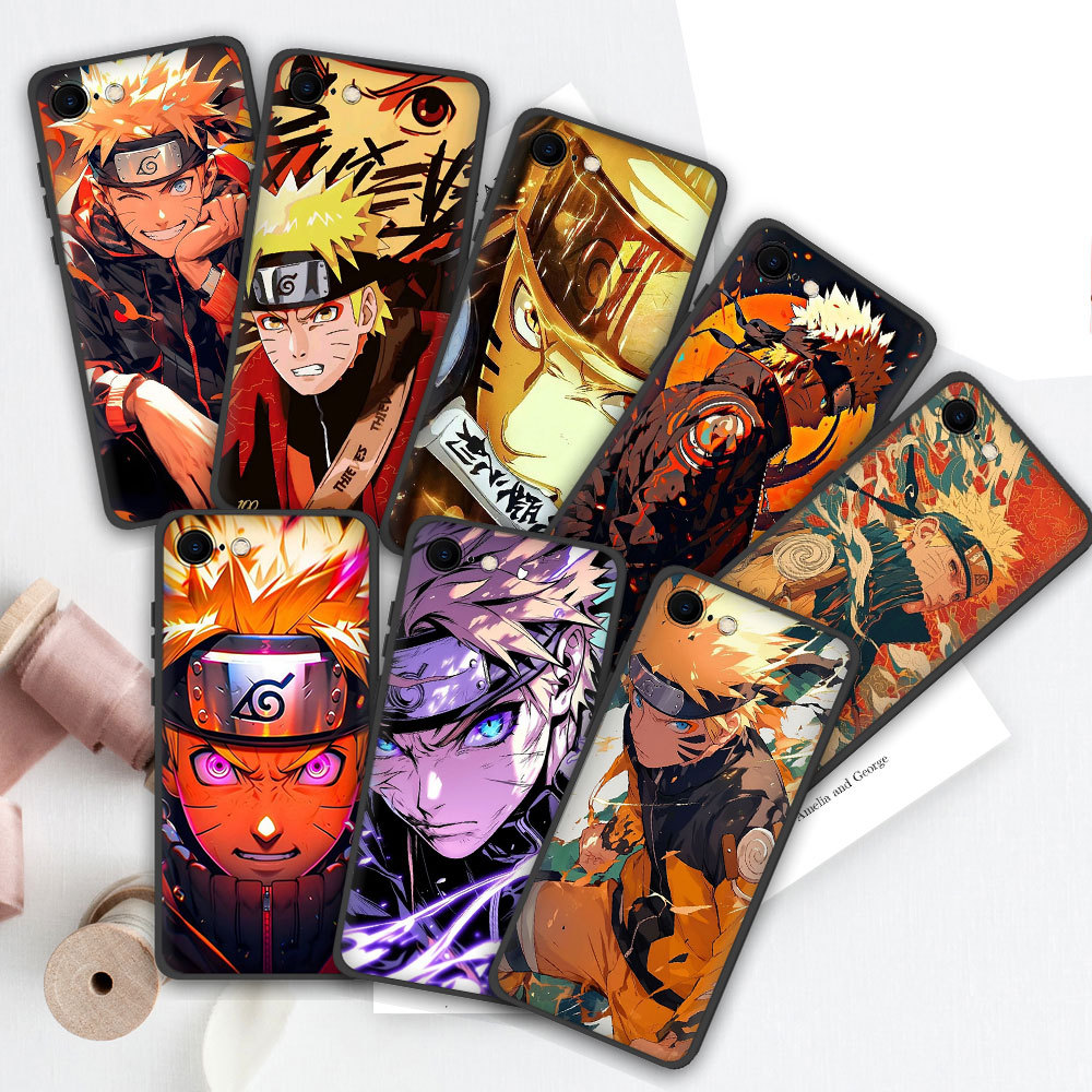 Ốp điện thoại silicon mềm cho iPhone 5 5s SE 6 6s 6Plus 7 8 SE 7Plus 8Plus SE 2020 57V3 Naruto