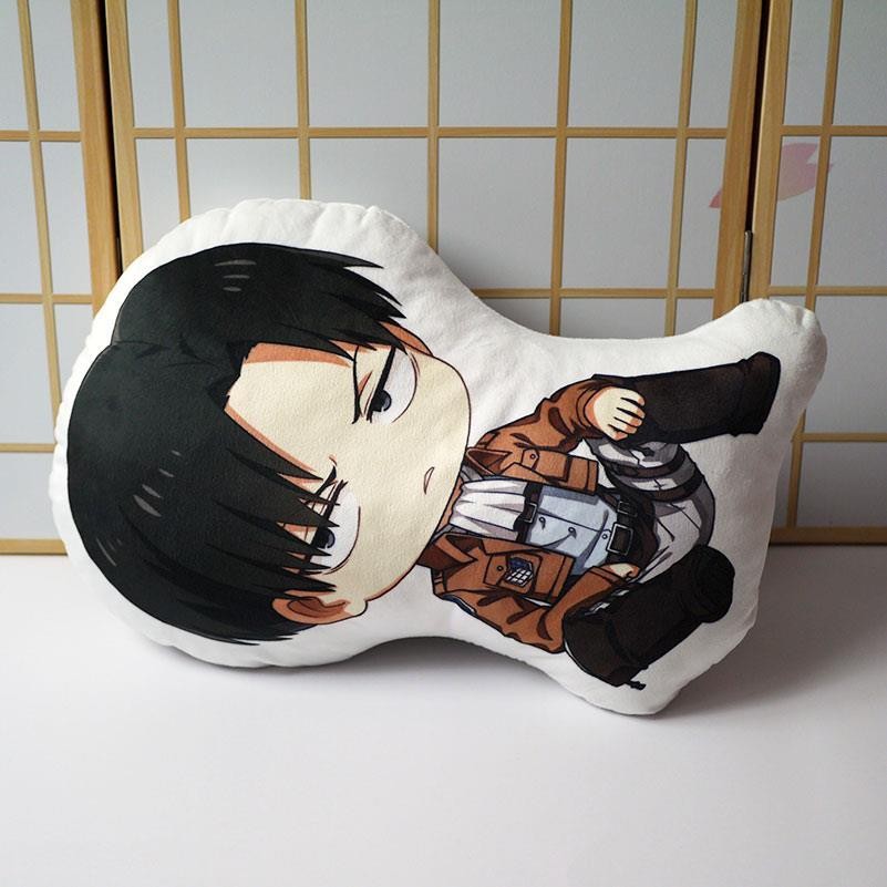 🔥Tấn Công Người Khổng Lồ Truyện🔥Levi Ackerman Gấu Bông Eren Yeager 48cm Armin Mẫu Giới Hạn Quà