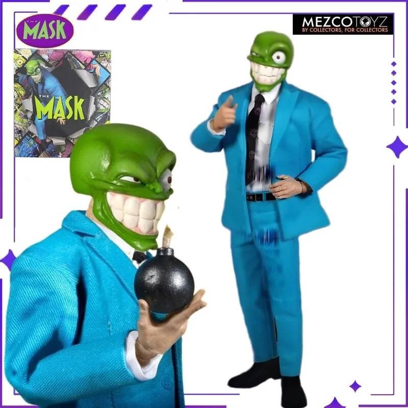 Thương hiệu MEZCO TOYZ 1/12 Phiên bản Manga Bộ mô hình búp bê Phantom Deluxe cải trang có khớp nối, 
