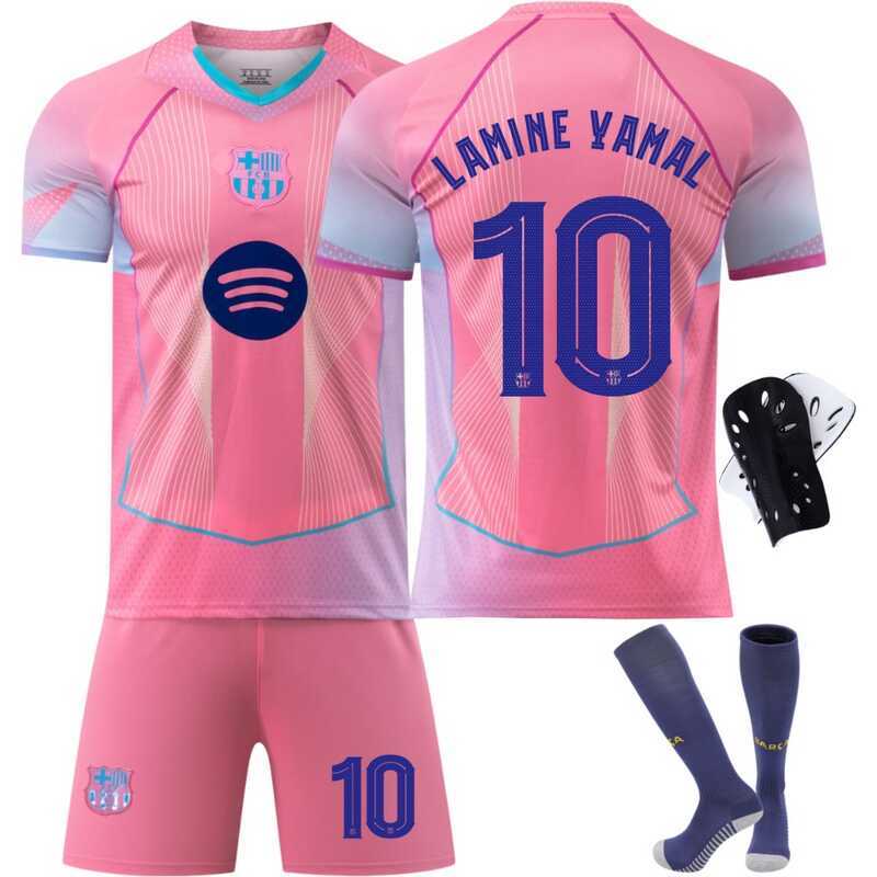 2526 Championship Bazaar Pink Phiên bản đặc biệt Jersey No. Áo bóng đá 19 Yamar 9 Levan 8 Pedri 10 M