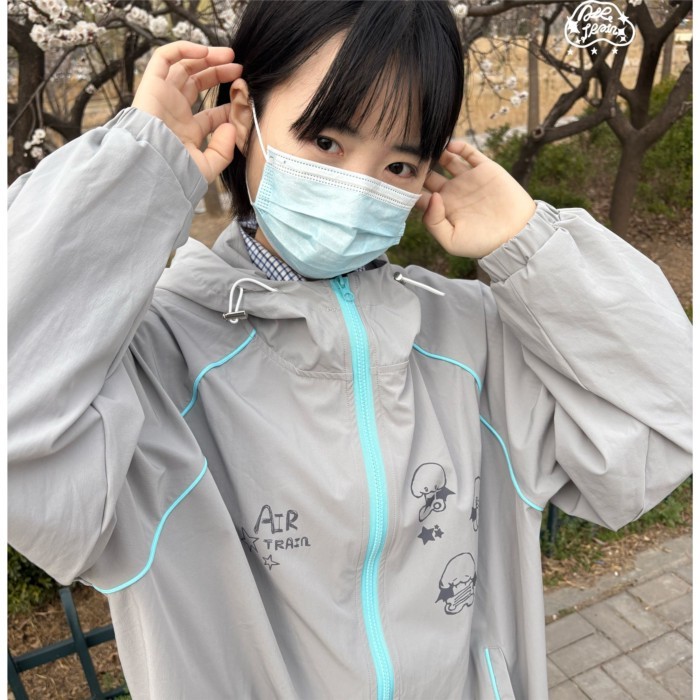 Hooded Kitten Print Clothes Women's Sun Protection Jacket Thin Cardigan Cool Summer Breathabl