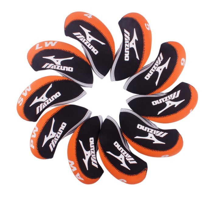 ·  Mizun0 Golf Iron Club Cover Club Head Cover Club Cap Cover Club Cover Bộ 10 miếng