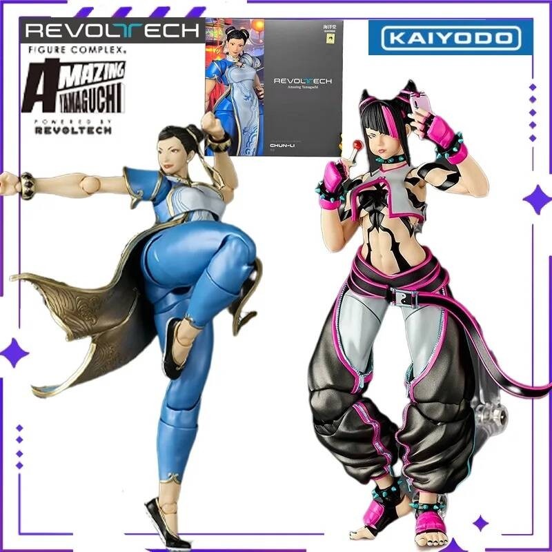 KAIYODO Wheel Technology Series Amazing Yamaguchi Street Fighter 6 Spring Beauty GameMobile Doll Han