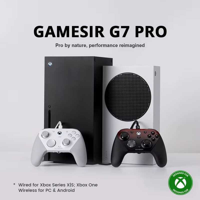 Tay cầm chơi game có dây GameSir G7 Pro, tần số quét 1000Hz cho Xbox PC Android