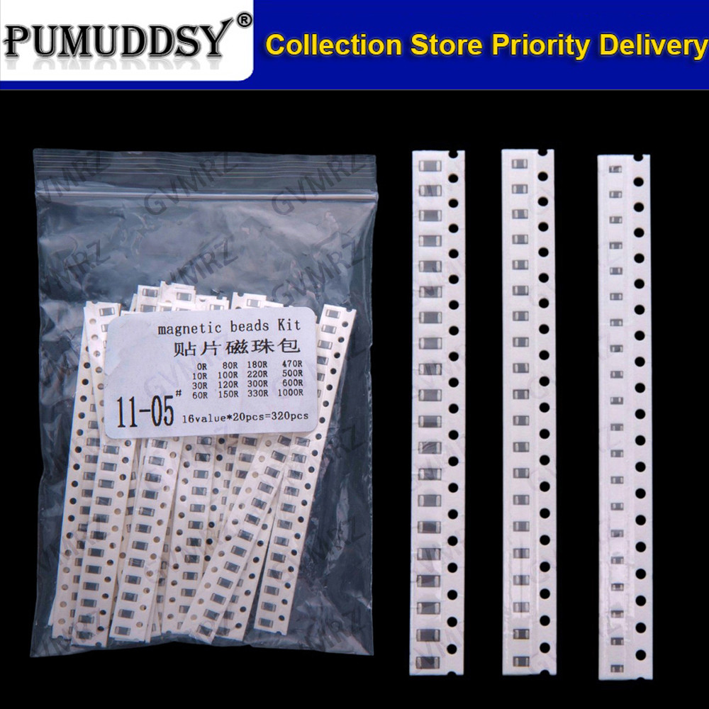 16Values 0805 18Values 0603 1206 Hạt ferrite SMD 0r 47r 10r 150r 300r 100r 120r 330r yna8