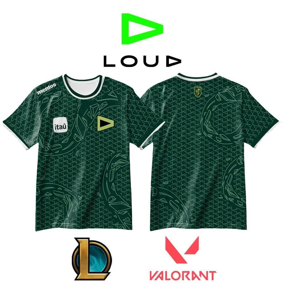 LOUD Esports Club Đồng phục mới Jersey League Of Legends Valorant Esports Player Training Tops Áo th