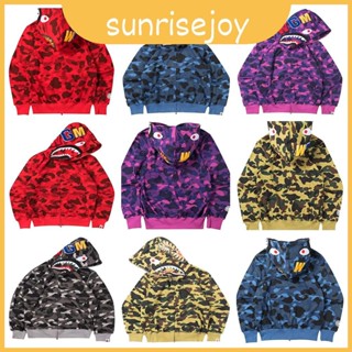  Áo Hoodie sành điệu Bape dành cho nam và nữ có in hình cá mập 3d 