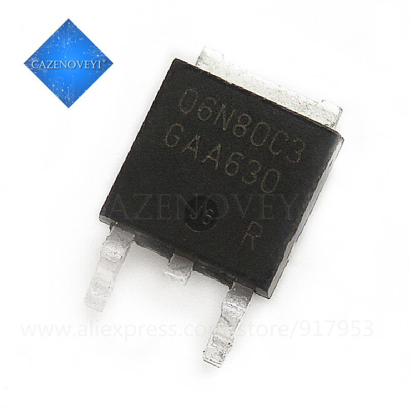 10 Cái SPD06N80C3 06N80C3 TO-252 Còn hàng