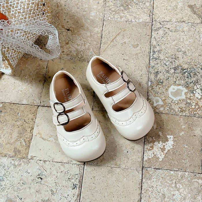 New British Style Light Luxury Single Shoes For Boys And Girls, Small Leather Shoes, Soft Sol