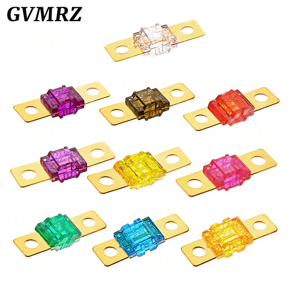 ANS FUSE 20A 30A 40A 50A 60A 70A 80A 100A 125A 150A 175A ANL Mạ Vàng Stud Xe Cầu Chì Mini Âm Thanh N